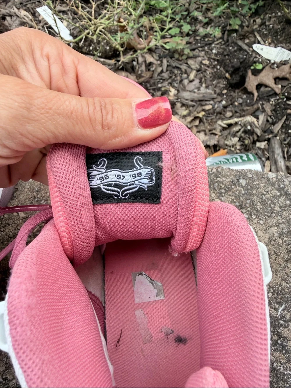 Girls' Pink and White air Jordan 6 rings Basketball Shoes